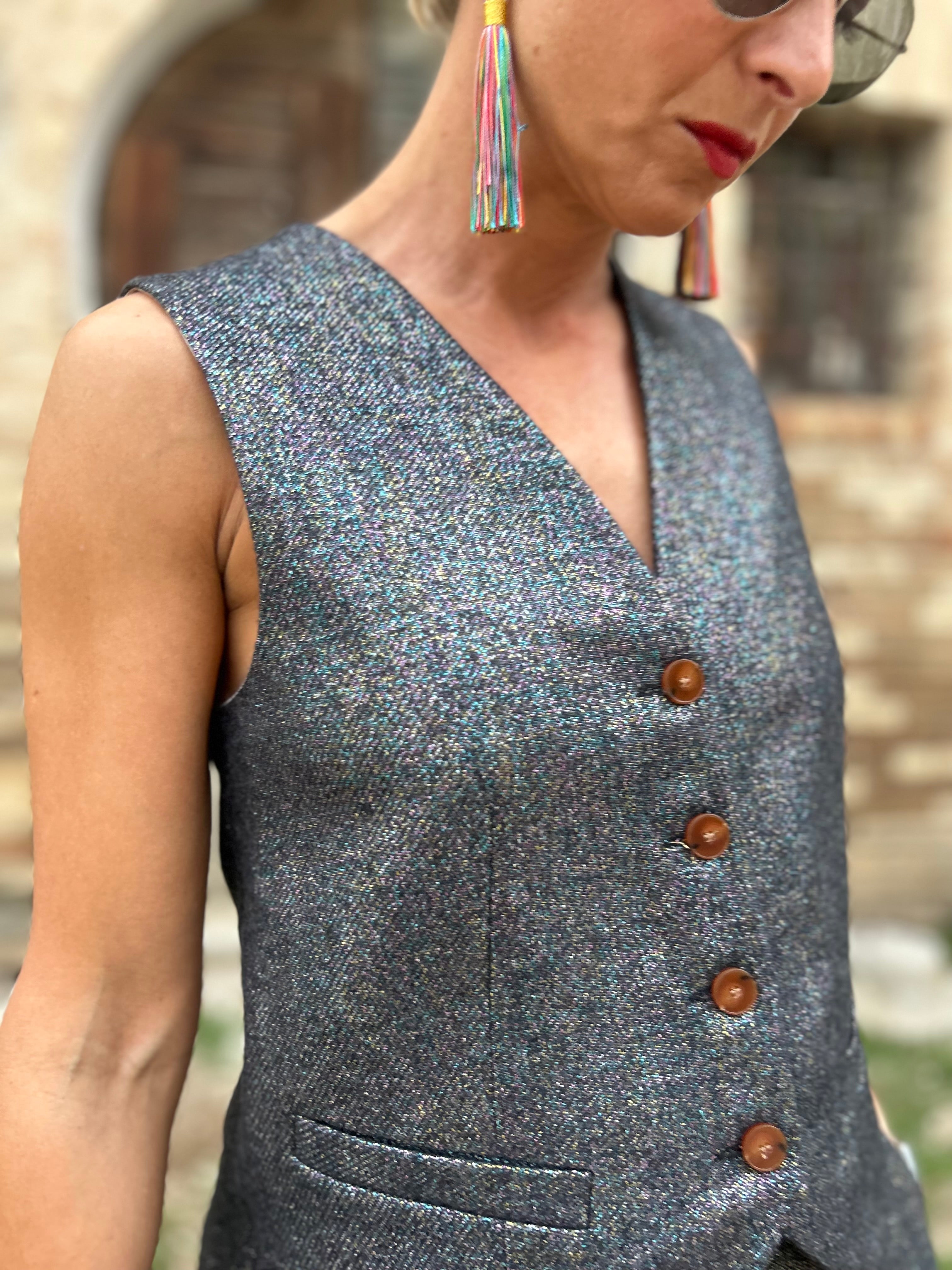 GILET SPARKLING MULTICOLOR