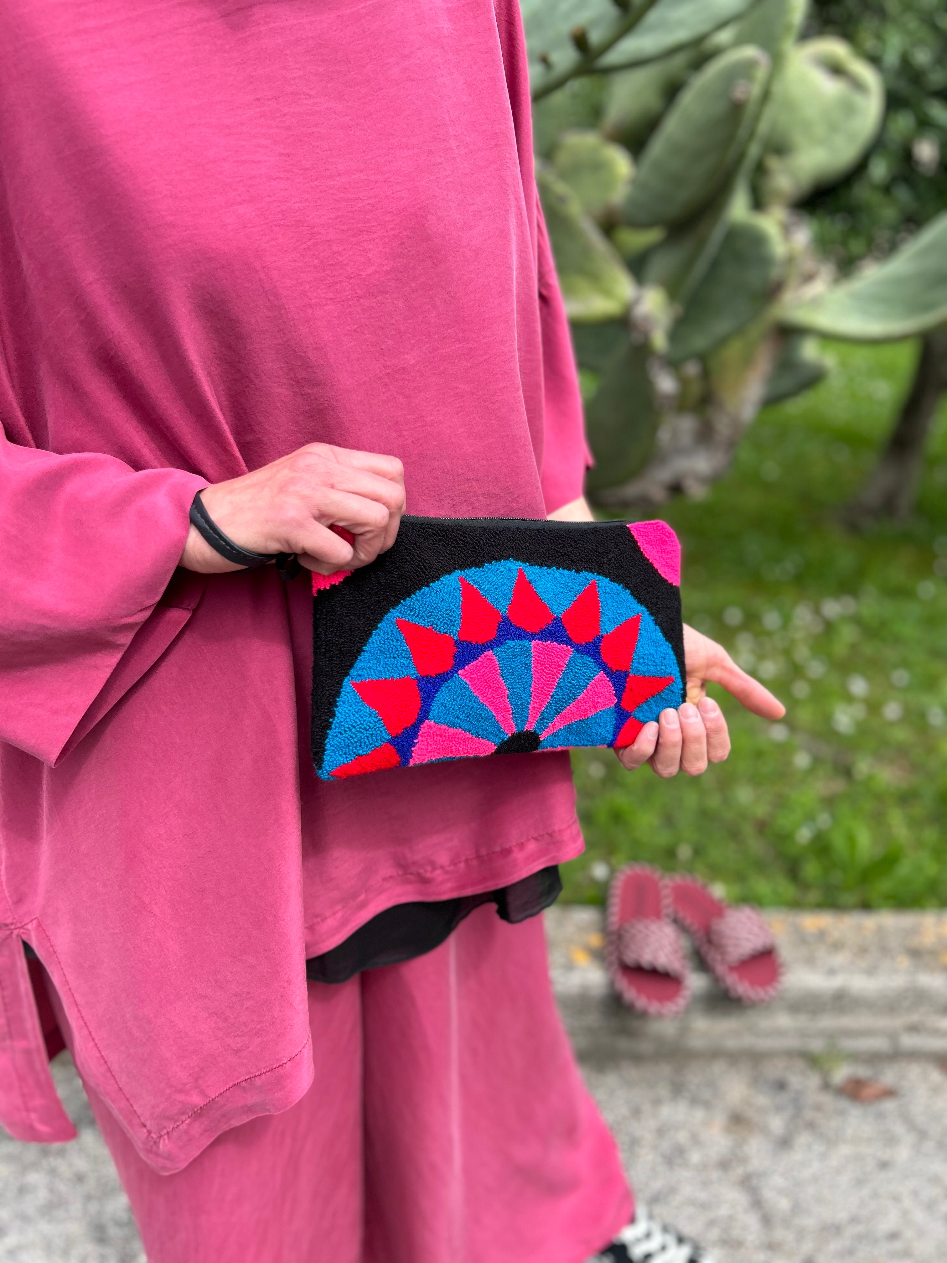 POCHETTE VERSARI GEOMETRICO